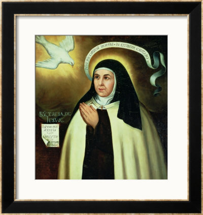St. Theresa Of Avila (1515-82) 1570 by Juan De La Miseria Pricing Limited Edition Print image