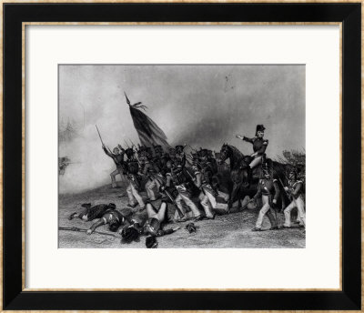 The Battle Of Chippewa, General Scott Ordering The Charge Of Mcneil's Battalion, 5Th July 1814 by Alonzo Chappel Pricing Limited Edition Print image
