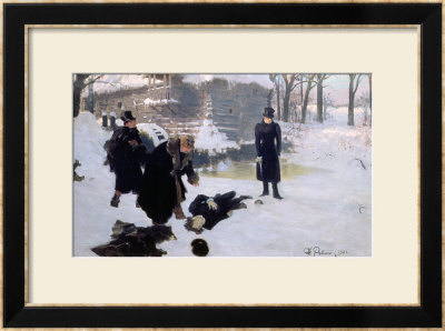 The Duel, 1901 by Ilya Efimovich Repin Pricing Limited Edition Print image