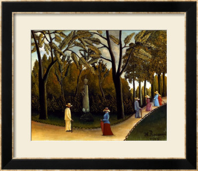 The Monument To Chopin In The Luxembourg Gardens, 1909 by Henri Rousseau Pricing Limited Edition Print image