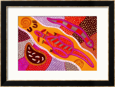 Aboriginal Painting by John Newcomb Pricing Limited Edition Print image