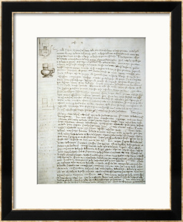 Codex Leicester: Water Pressure Theories by Leonardo Da Vinci Pricing Limited Edition Print image