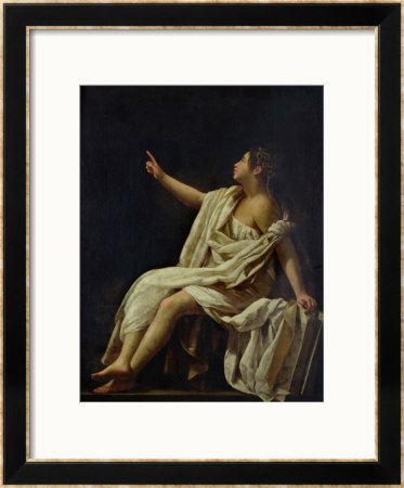 Polyhymnia, The Muse Of Lyric Poetry, 1620 by Giovanni Baglione Pricing Limited Edition Print image
