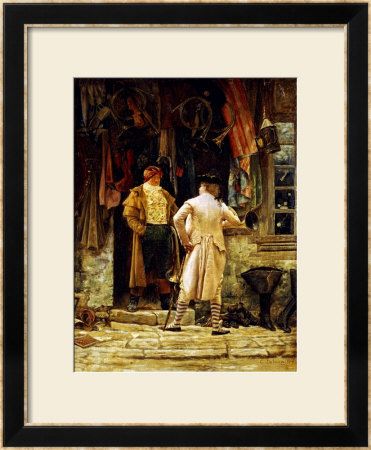 The Bargain, 1894 by Charles Edouard Delort Pricing Limited Edition Print image