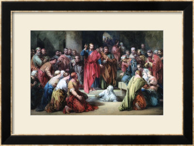 The Raising Of Lazarus by George Cattermole Pricing Limited Edition Print image
