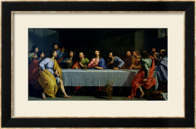 The Last Supper, Called The Little Last Supper by Philippe De Champaigne Pricing Limited Edition Print image