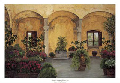 Patio Villa Toscana by Montserrat Masdeu Pricing Limited Edition Print image