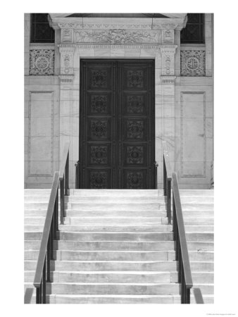 Public Library In Black And White, New York City by Keith Levit Pricing Limited Edition Print image