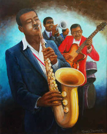 The Musicians by Romeo Downer Pricing Limited Edition Print image