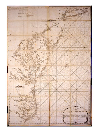 Usa Coast From New York To Cape Hatteras 1809 by Capt. N. Holland Pricing Limited Edition Print image
