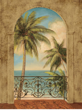 Palm Archway by Jill Schultz Mcgannon Pricing Limited Edition Print image