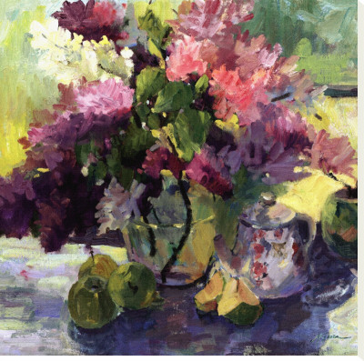 Lilacs And Fruit by Millie Greene Pricing Limited Edition Print image