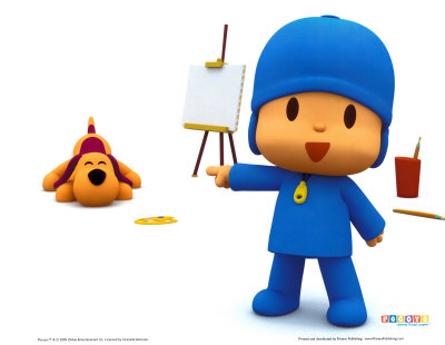 Pocoyo The Artist by David Cantolla Pricing Limited Edition Print image