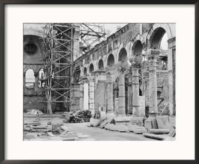 The Remains Of The Church Of Saint Demetrius, Which Was Destroyed By Fire In 1917 by W. Robert Moore Pricing Limited Edition Print image