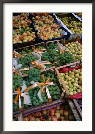 Fruit In Street Stall In Old Quarter, Ballaro, Palermo, Sicily, Italy by Dallas Stribley Pricing Limited Edition Print image