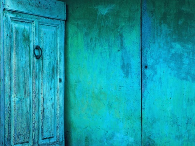 Turquoise Doors by Alison Shaw Pricing Limited Edition Print image