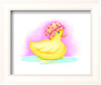 Rubber Duckies: Bathing Duck by Emily Duffy Pricing Limited Edition Print image