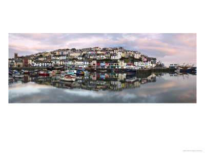 Harbour Reflection, South Devon, Uk by David Clapp Pricing Limited Edition Print image