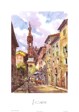 Firenze, Borgo Alleghi by Giovanni Ospitali Pricing Limited Edition Print image