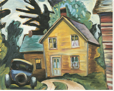 Farmhouse And Car by Prudence Heward Pricing Limited Edition Print image