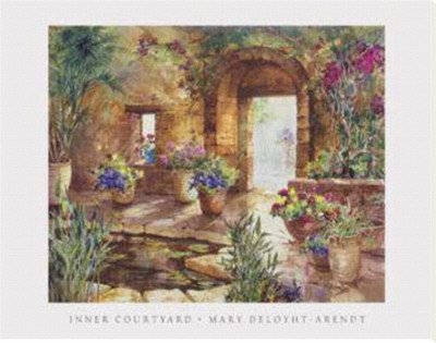 Inner Courtyard by Mary Deloyht-Arendt Pricing Limited Edition Print image