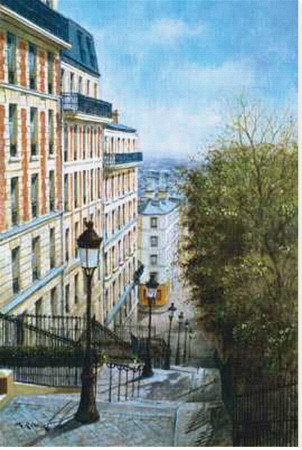 Les Etapes De Montmartre by Andre Renoux Pricing Limited Edition Print image