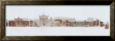 Forum Of Pompeii by Leon Jaussely Pricing Limited Edition Print image
