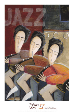 Jazz Boys Ii by Marie Frederique Pricing Limited Edition Print image