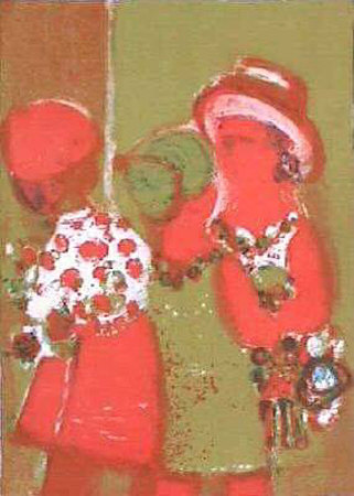 Femmes Au Marche by Frederic Menguy Pricing Limited Edition Print image