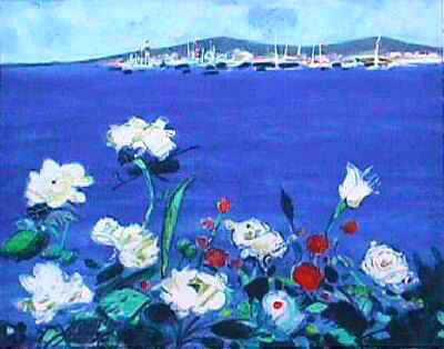 Fleurs Sur La Mer by Gilles Gorriti Pricing Limited Edition Print image