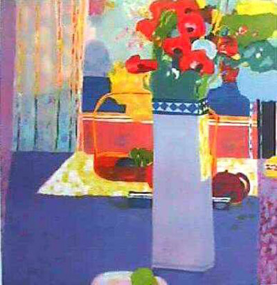 Vase De Fleurs by Roberto Ortuno Pricing Limited Edition Print image