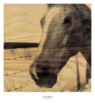 Portrait Of A Horse by Casey Mckee Pricing Limited Edition Print image