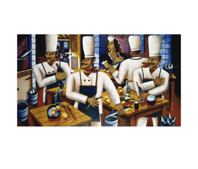 The Heat Of The Kitchen by Graham Knuttel Pricing Limited Edition Print image