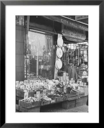 City Hall Hardware Store, With Wares On Sidewalk by Walker Evans Pricing Limited Edition Print image