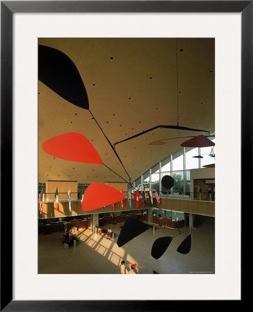 Flight By Alexander Calder In International Arrivals Terminal At New York International Airport by Dmitri Kessel Pricing Limited Edition Print image