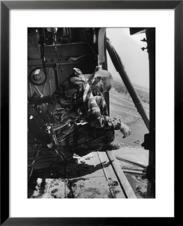 Crew Chief Lance Cpl. James Farley Cries After Witnessing Two Crewmates Get Shot by Larry Burrows Pricing Limited Edition Print image