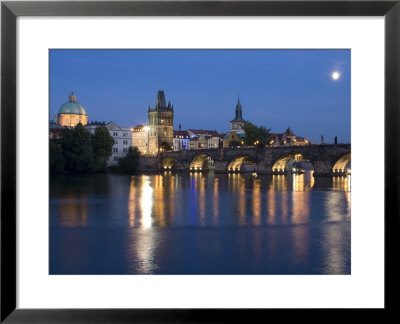 Old Town And Charles Bridge At Dusk, Prague, Czech Republic by Doug Pearson Pricing Limited Edition Print image