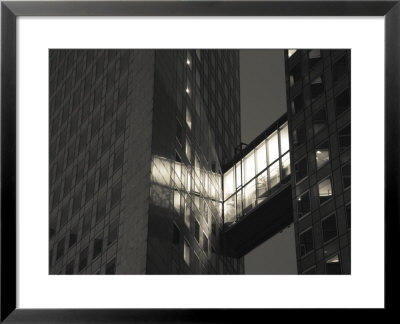 Lit Building Passageway, La Defense, Paris, France by Walter Bibikow Pricing Limited Edition Print image