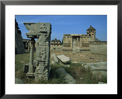 Ruins, Hampi, Karnataka State, India by Jane Sweeney Pricing Limited Edition Print image