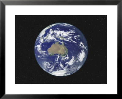 Earth Centered On Australia And Oceania by Stocktrek Images Pricing Limited Edition Print image
