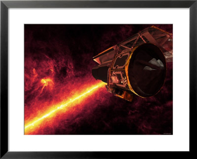 Spitzer Seen Against The Infrared Sky by Stocktrek Images Pricing Limited Edition Print image