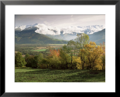 Landscape Near Chambery, Savoie, Rhone Alpes, French Alps, France by Michael Busselle Pricing Limited Edition Print image