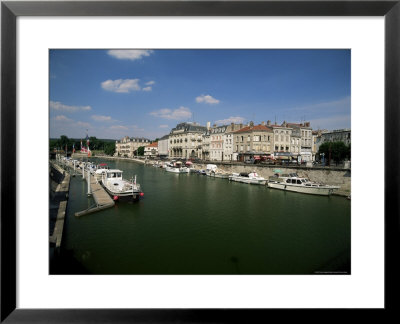 Verdun, River Meuse, Canal De L'est, Meuse, Lorraine, France by David Hughes Pricing Limited Edition Print image