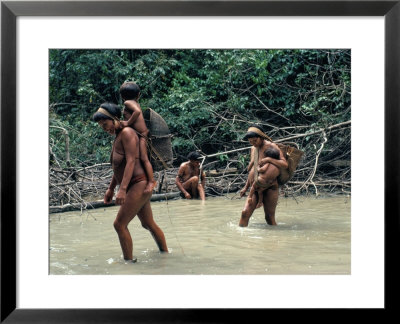 Yanomami Indians Fishing, Brazil, South America by Robin Hanbury-Tenison Pricing Limited Edition Print image