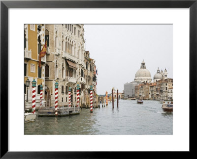 View Of Motorboats On The Grand Canal, Venice, Italy by Dennis Flaherty Pricing Limited Edition Print image