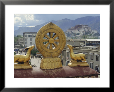 View Of The Potala From Jokhant (Jokhang) Temple, Lhasa, Tibet, China, Asia by Maurice Joseph Pricing Limited Edition Print image