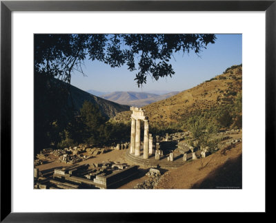 Delphi, Sanctuary Of Athena, Greece, Europe by Charles Bowman Pricing Limited Edition Print image
