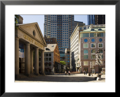 Quincy Market By Faneuil Hall, Boston, Massachusetts, Usa by Amanda Hall Pricing Limited Edition Print image