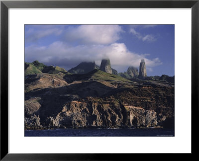Rocks, Puamau Bay, Ua Pou Island, Marquesas Islands Archipelago, French Polynesia by J P De Manne Pricing Limited Edition Print image