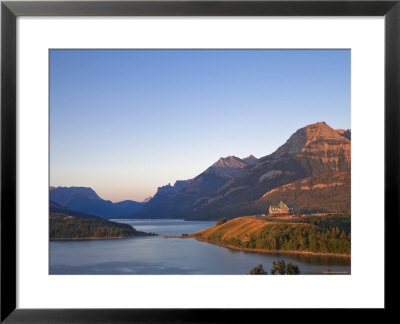 Prince Of Wales Hotel And Waterton Lake, Waterton Lakes National Park, Alberta, Canada by Michele Falzone Pricing Limited Edition Print image